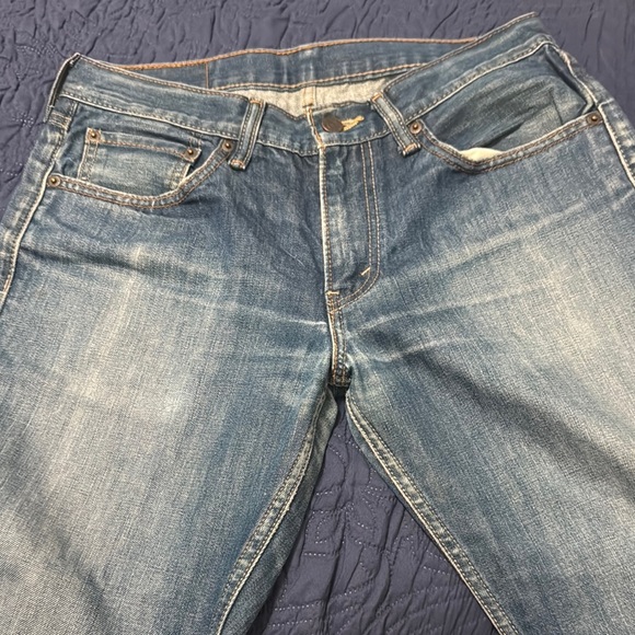 Levi's 511 Blue Straight Jeans with Vintage Appeal 32-30 Denim - Picture 5 of 11